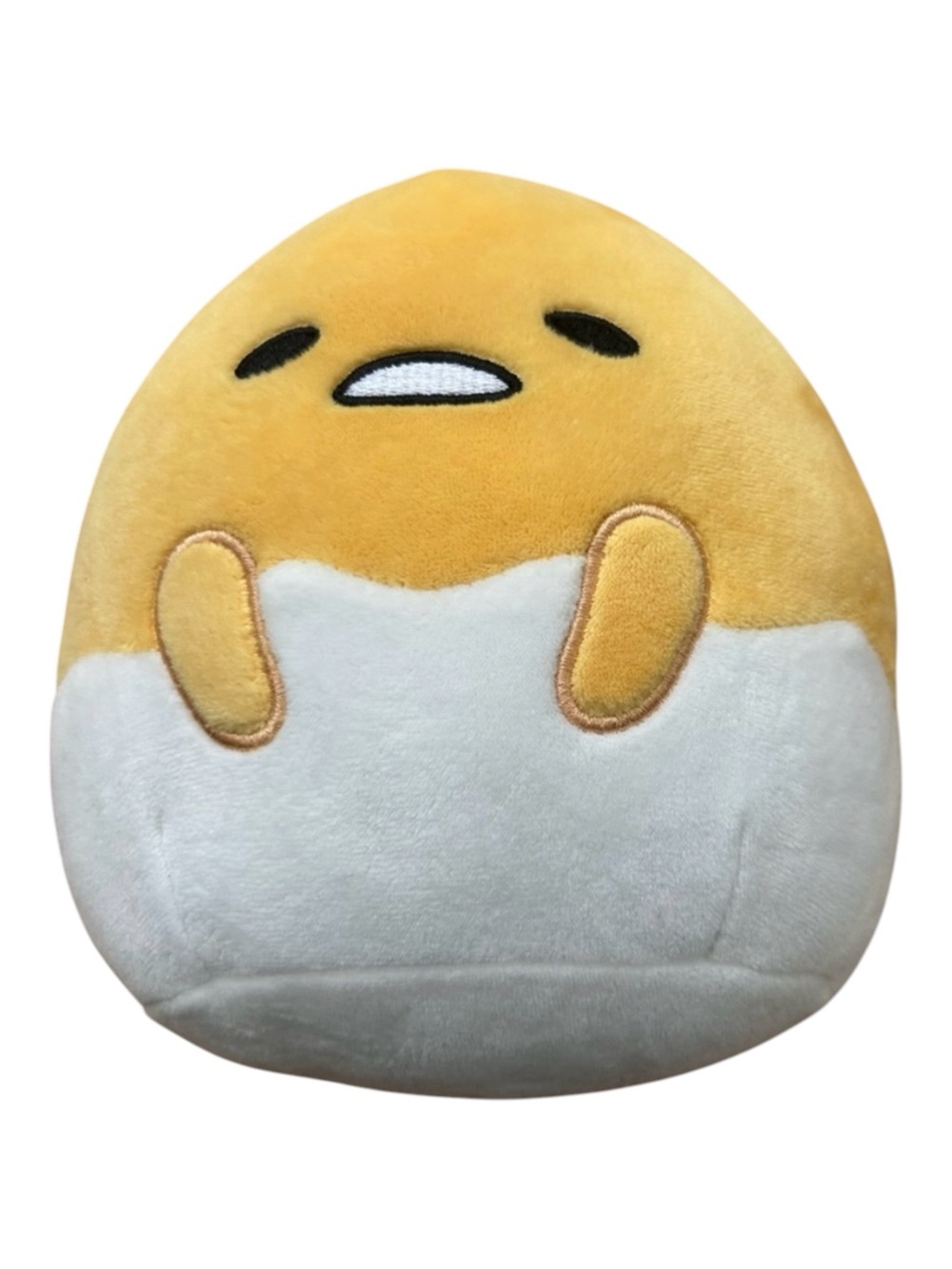 Squishmallows Gudetama the Lazy Egg 7” Plush Sanrio Kellytoy Soft Stuffed Toy